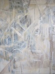 BEAta Pflanz - White E, oil on canvas, 200x150 cm