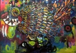 cycle Bestiary (II),  88,5x118,5cm, oils, canvas, 2017
